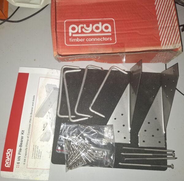 Sub Floor Stainless Steel Fixing Kit PBK6S Pryda (boxes aged) *** NZ Stock