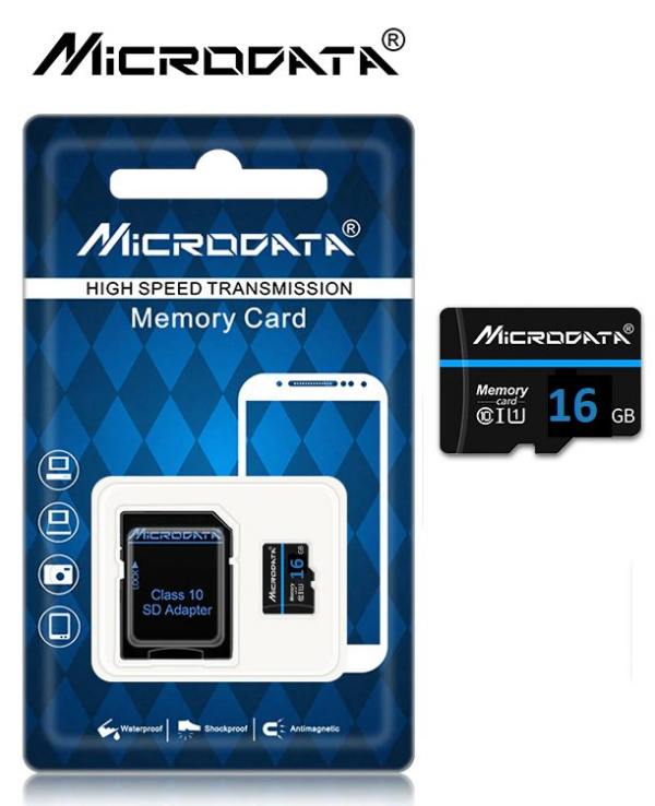 16GB microSD Memory card quality class 10 + free SD adapter. Reliable. NZ Stock